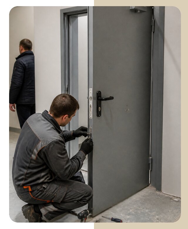Ремонт противопожарной двери в Миассе по цене 6611 р. | ДвериЛегко-Мсс